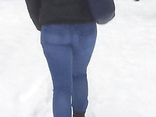 Hot ass in cold winter